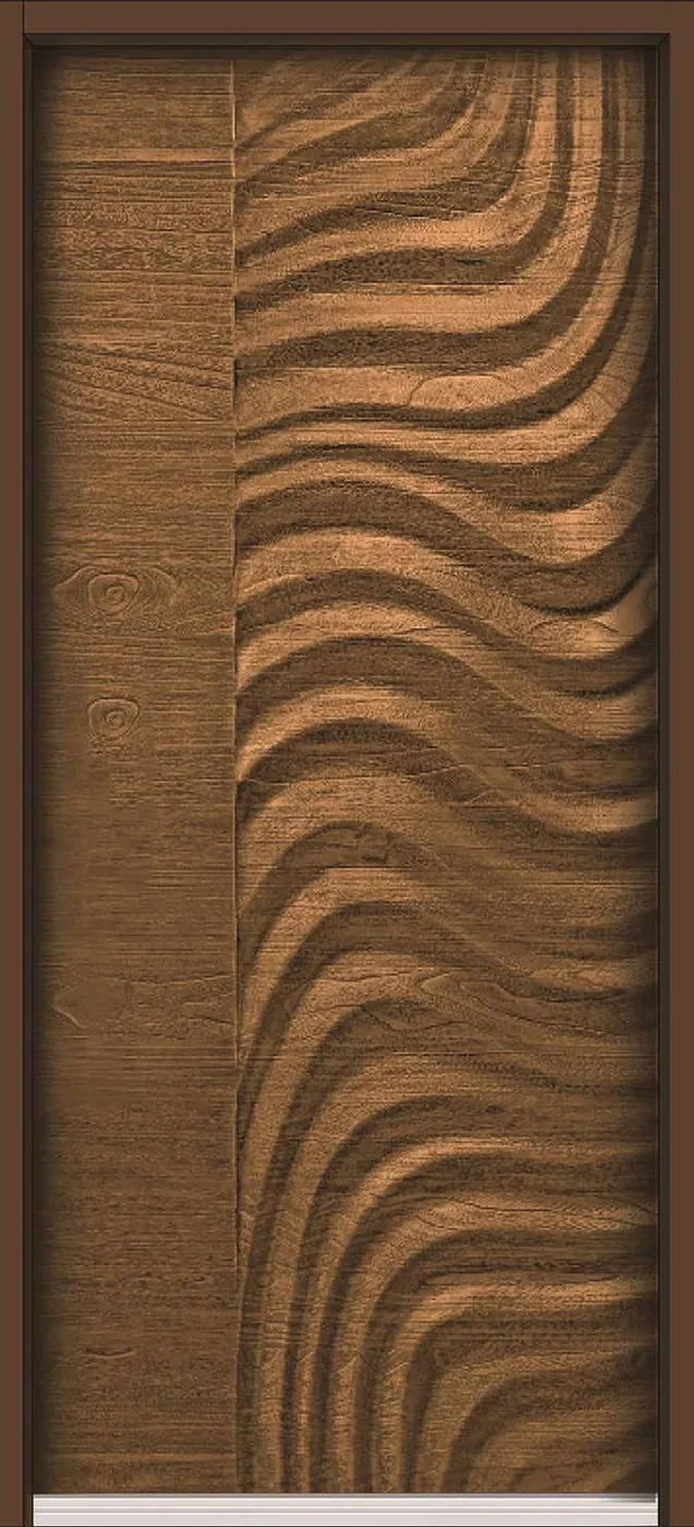 實木雕刻門 SM-005
